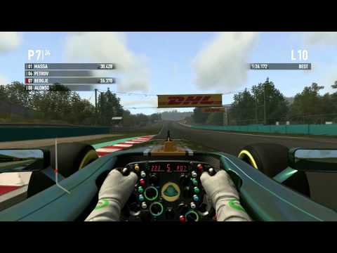F1 2011 Hungaroring Budapest Practice Lap