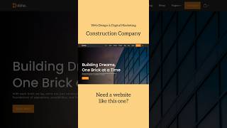 Professional Website Design for Construction Company | Modern Web Design 2025 | Web Designer Nagpur