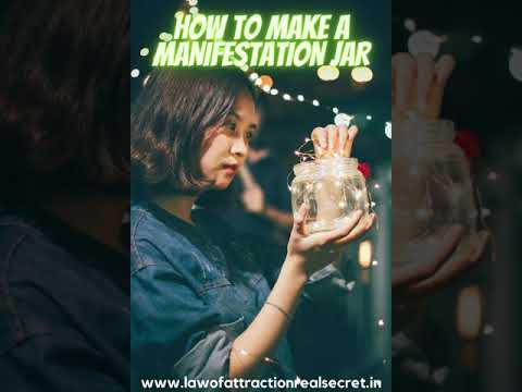 HOW TO MAKE A MANIFESTATION JAR | DREAM JAR MANIFESTATION METHOD #Shorts