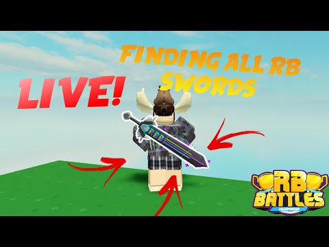 🔴FINDING ALL RB BATTLES SWORDS 🔴 | LIVE