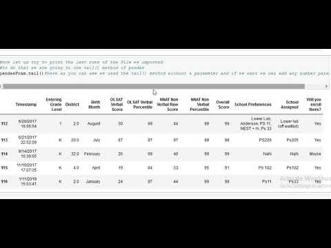 Python - Importing CSV file with pandas