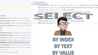 Web Automation: Mastering SELECT_BY_VALUE, SELECT_BY_INDEX, and SELECT_BY_TEXT Actions