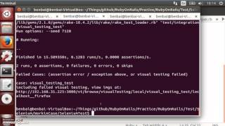 Rails Selenium Detail of Visual Testing
