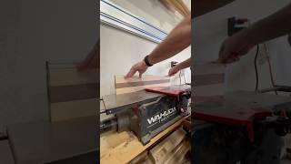 Cleaning up maple & walnut scraps at the jointer and planer #asmr #woodworking