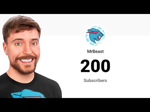 MrBeast Hit 200 Subscribers!
