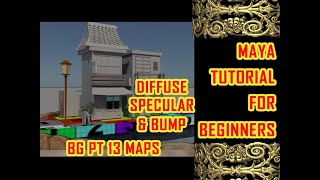 MAYA PRODUCTION BG MODELING PT 13|maya bg modeling tutorial |CARTOON HOUSE MODELING| roadside stone