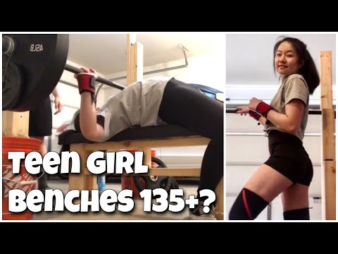 HUGE BENCH PR (135 for REPS!) + deload vlog