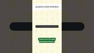 CSSNestedDeclarations