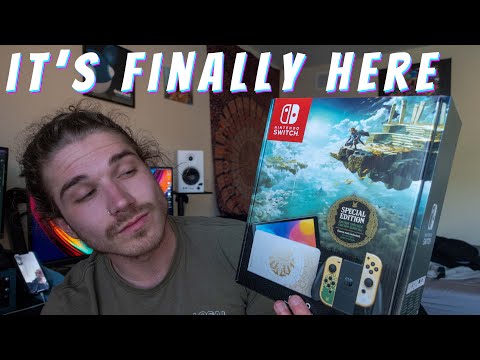 Legend of Zelda TOTK Switch OLED Unboxing!