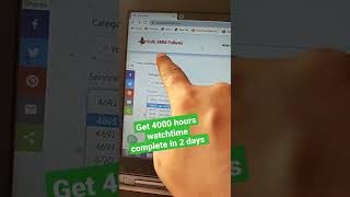 Get 4000 hours watchtime complete in 2 days #watchtime #4000hourswatchtime