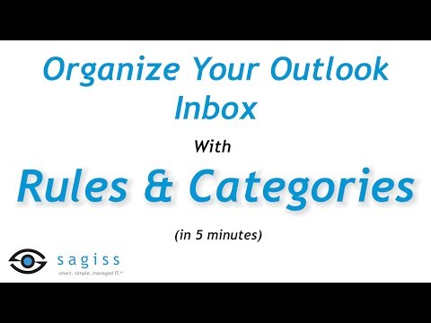 Set Up Categories For Your Outlook Inbox In 5 Minutes!