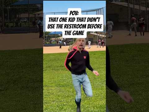 When you gotta go, you gotta go!!!! ⚾️⚾️⚾️ #travelbaseball #youthbaseball #funny #baseballlife