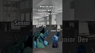 When your only senior dev rage quits:🔧 PM: “we got this”🧩 Codebase: “you thought 💀”#memes #relatable