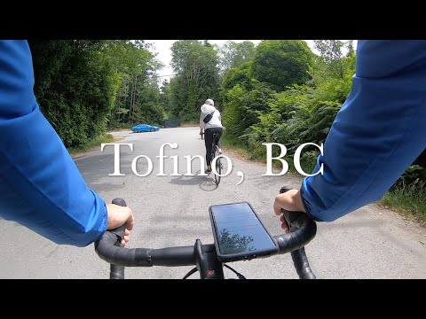 Cycling in Tofino, BC