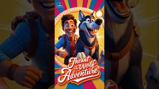 "😂 Epic Friendship Adventures: Human & Wolf's Hilarious Journey! 🐺👫 #Funny #BestFriends" #comedy