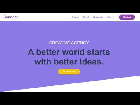 How to make a beautiful website using html and css