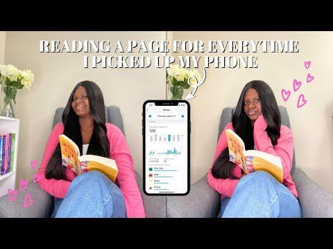 reading a page for every time i picked up my phone (pt 2)📱🩷📖 | spoiler free reading vlog