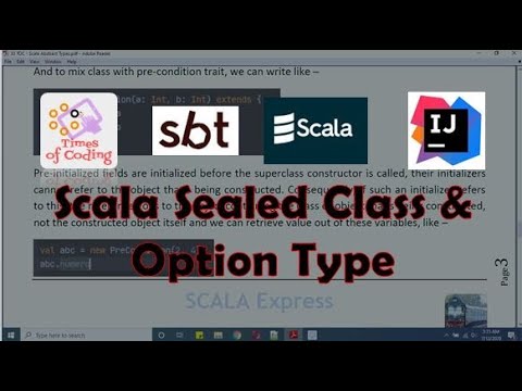 TOC - SCALA Express | 29 Scala Sealed Class & Option Type