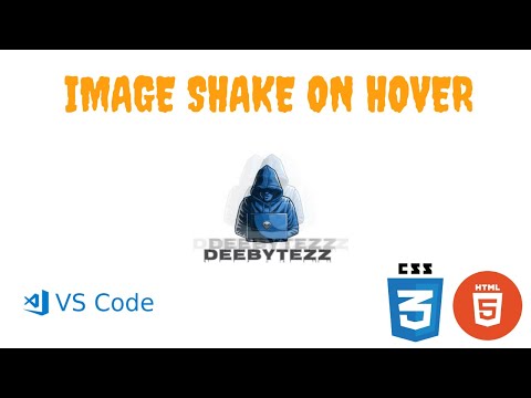 Image Shake on Hover using HTML and CSS