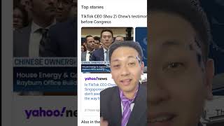 TiktokCEO Confirm + Chop Singaporean #tiktok #tiktokceo #chewshouzi #singapore #singaporean