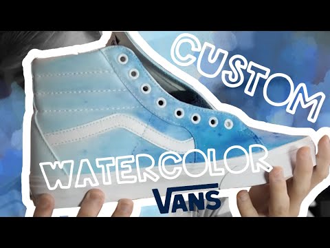 CUSTOM WATERCOLOR VANS