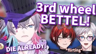 Bettel had to 3RD WHEEL Bettel 2 and Flayon because they kept FLIRTING!【Holostars EN | Gavis Bettel】
