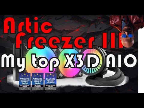 ARTIC Liquid Freezer III 420mm  Ryzen 9950X3D Asus Crosshair X870e Hero Fitment / Performance