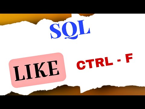 LIKE in SQL ||SQL Tutorial for Beginners in Tamil || SQL in தமிழ் #SQL #sqlforbeginners #sqlintamil