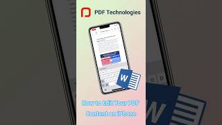 📝 Edit PDF Files Offline Without Internet Connection Anywhere! | iPhone | ComPDFKit#pdfeditor #pdf