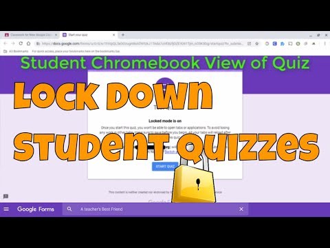 Google Forms Quiz Lock Down Browser | 2018 Beta
