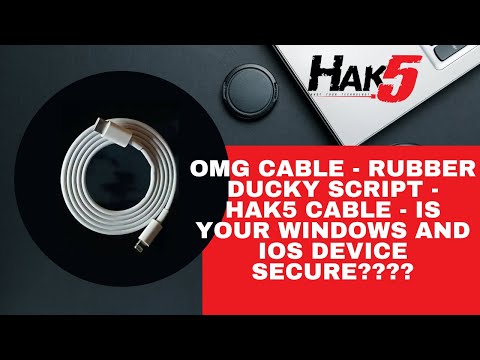 OMG Cable  - Rubber Ducky Script - Hidden Keylogger - iOS hacking