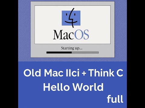 Installing & Running Think C on Classic Mac IIci (Real-Time)