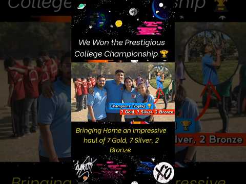 COMPUTER SCIENCE Department Wins Champions 🏆 Trophy in College! #shorts