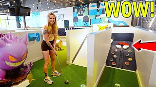 We Found an AWESOME Pop Culture Mini Golf Course