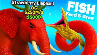 They Put STRAWBERRY ELEPHANT into my Feed and Grow Fish...