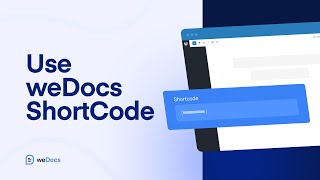 Publish Knowledgebase Anywhere in the Website with weDocs Shortcode