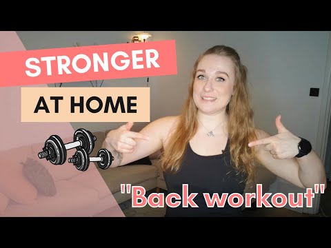 STRONGER AT HOME - Back Dumbbell Workout