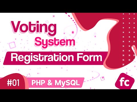 Voting system || Create Ragistration form & Login form Php MySQL with logout & Login session ||