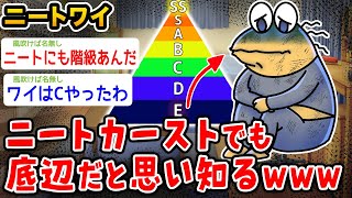 【悲報】ワイニート、ニートカーストでも底辺と思い知るwwwww【2ch面白いスレ】