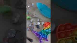 sink or float easy diy science experiment for kids, preschoolers, toddler, activity #shorts