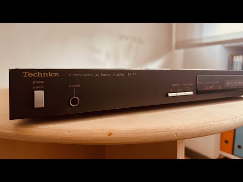 Technics Stereo/Mono DC Power Amplifier SE-A7 - What's inside?
