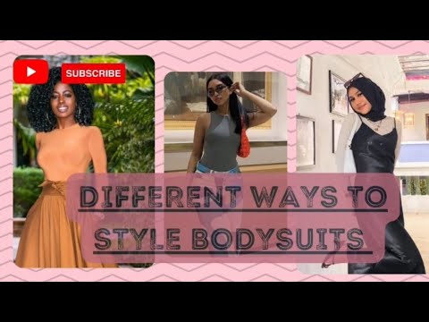 Different ways to style Bodycon tops| 2023 Trendy fashion outfit idea.....