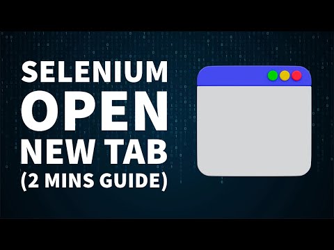 How to Open Page in New Tab (Quick Tutorial) | Selenium + Java