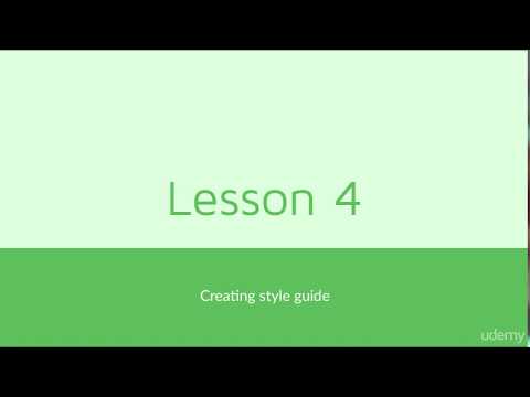 (Complete HTML5 CSS 3 Guide for Web development) 004 Creating style guide