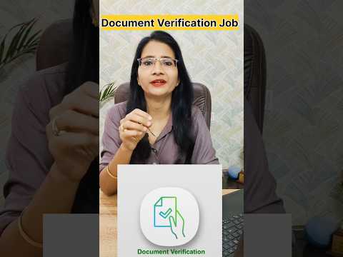 KYC Document Verification Job | Work From Home Jobs 2024 | Freshers | Online Jobs At Home |