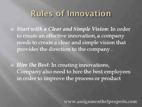 Business Innovation Assignment Help