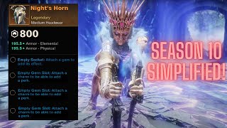 New World Season 10 Gear Progression Explained