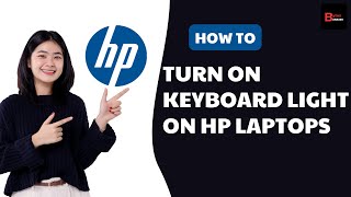 How To Turn On Keyboard Light Or backlight On HP laptops! Easy