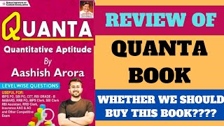 REVIEW OF QUANTA BOOK ||ASHISH ARORA SIR