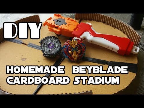 How to make beyblade stadium || Homemade beyblade stadium